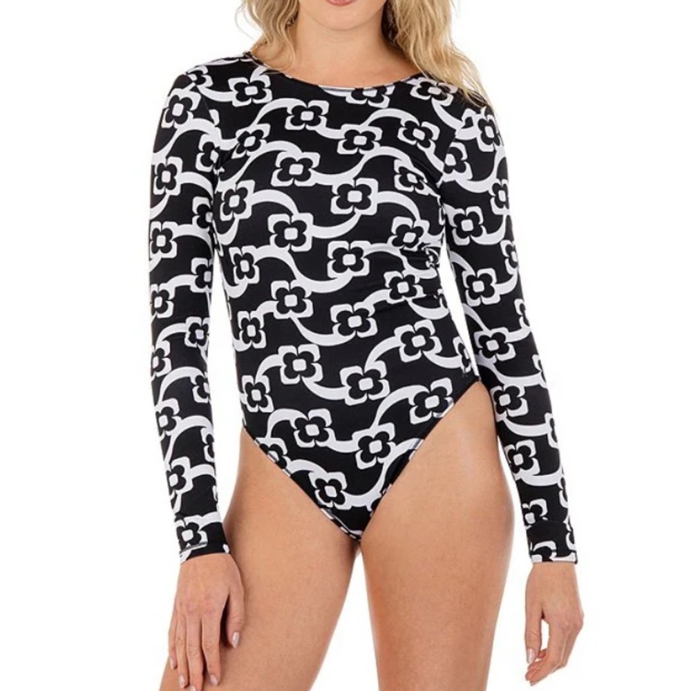 Hurley mod max cheeky one piece Rashguard surf suit NWT Size S